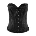Voltsify Vintage Renaissance Lace-up Boned Jacquard Corset: 3 - 5 Days Free Delivery Only UK