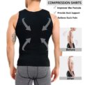 Men Compression Shirts Men sleeveless Tank Top Slimming Undershirt Body Shaper Workout Gym Vest Base Layer Athletic Tee Shirts: 3 - 5 Days Free Delivery Only UK - Image 4