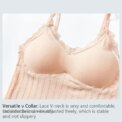 Women Thermal Underwear Lace Tank Tops Breathable Female Vest Bra Padded Camisole Adjustable Strap Sleepwear Nightwear: 3 - 5 Days Free Delivery Only UK - Image 3