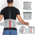 Men Waist Support Belt For Back Pain Waist Trainer Trimmer Belt Gym Waist Protector Weight Lifting Sport Body Shaper Corset Faja: 3 - 5 Days Free Delivery Only UK