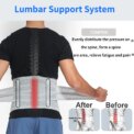 Men Waist Support Belt For Back Pain Waist Trainer Trimmer Belt Gym Waist Protector Weight Lifting Sport Body Shaper Corset Faja: 3 - 5 Days Free Delivery Only UK - Image 2