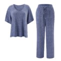 Voltsify 2-Piece Casual Loungewear Set Pyjamas: 3 - 5 Days Free Delivery Only UK - Image 3