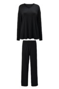 Modishion Women's V-neck long-sleeved pyjamas home wear set loose and comfortable simple and fashionable Sleepwear: 3 - 5 Days Free Delivery Only UK - Image 6