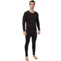 Modishion new men's winter thermal underwear set comfortable warm plus velvet high elastic sports underwear two-piece set: 3 - 5 Days Free Delivery Only UK - Image 3