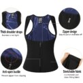Women's Sleeveless Sauna Suit Zipper Waist Trainer Vest Sweat Tank Top Shaper Tummy Control for Weight Loss Ladies Gym Clothing: 3 - 5 Days Free Delivery Only UK - Image 6