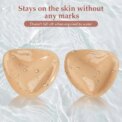 Women Silicone Double Sided Breast Pad Waterproof Self Adhesive Invisible Bra Reusable Boob Push-Up Bra Pad for A Natural Look: 3 - 5 Days Free Delivery Only UK - Image 4