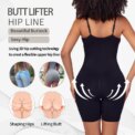 Tummy Control Bodysuit Shapewear Women Tank Top Seamless Full Body Shaper Anti Chafing Short Slimming Waist Trainer Butt Lifter: 3 - 5 Days Free Delivery Only UK - Image 4