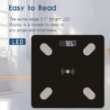 Digital Bathroom Scales 180KG Body Weight Weighing Scale LCD Electronic Black: 3 - 5 Days Free Delivery Only UK - Image 5