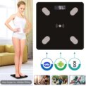 Digital Bathroom Scales 180KG Body Weight Weighing Scale LCD Electronic Black: 3 - 5 Days Free Delivery Only UK