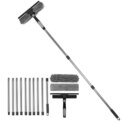 2 in 1 Mop Splicing Rod Rotatable Bathroom Mirror Glass Wiper Adjustable Long Handle Cobweb Duster for Dusting Cleaning Supplies: 3 - 5 Days Free Delivery Only UK