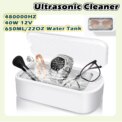 Ultrasonic Cleaner, 40W 22oz 48KHz Portable Professional Ultrasonic Cleaner Machine for Cleaning ,Eyeglass, Watches, Jewellery: 3 - 5 Days Free Delivery Only UK