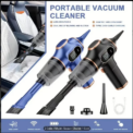 NEW home appliance portable powerful handheld vacuum cleaner, long battery life suitable for cleaning car and home debris: 3 - 5 Days Free Delivery Only UK - Image 2