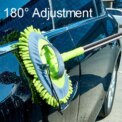 TELESCOPIC CAR CLEANING BRUSH MICROFIBER MOP WASH KIT SCRATCH FREE 2 x BRUSHES: 3 - 5 Days Free Delivery Only UK - Image 4