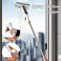 Window Glass Cleaner Mop Double-Sided Window Cleaning Kit Household With Scraper Glass Spray Washer With Extension: 3 - 5 Days Free Delivery only UK