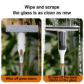 Window Glass Cleaner Mop Double-Sided Window Cleaning Kit Household With Scraper Glass Spray Washer With Extension: 3 - 5 Days Free Delivery only UK - Image 2