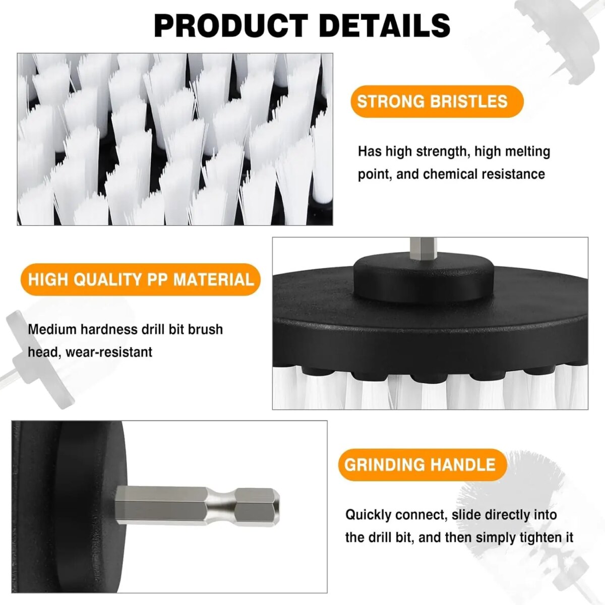 All Purpose Cordless Power Drill for Drilling, Electric Spin Scrubber Electric Cleaning Brush for Cleaning with Li-Ion Battery: 3 - 5 Days Free Delivery only UK - Image 4