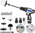 All Purpose Cordless Power Drill for Drilling, Electric Spin Scrubber Electric Cleaning Brush for Cleaning with Li-Ion Battery: 3 - 5 Days Free Delivery only UK