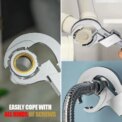 Multi Functional Adjustable Water Pipe Wrench Bathroom Faucet Circular Arc Toothed Wrench Manual Maintenance Kit: 3 - 5 Days Free Delivery only UK - Image 5