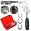 Multi Functional Adjustable Water Pipe Wrench Bathroom Faucet Circular Arc Toothed Wrench Manual Maintenance Kit: 3 - 5 Days Free Delivery only UK - Image 2