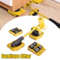 5PCS Heavy Moving Furniture Mover Roller Set Easy Move Removal Slider Wheel  Kit Washing Machine: 3 - 5 Days Free Delivery only UK Refrigerator Transport Tool: 3 - 5 Days Free Delivery only UK