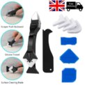 5 In 1 Silicone Sealant Remover Tool Kit Set Scraper Caulking Mould Removal DIY: 3 - 5 Days Free Delivery only UK