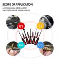 9Pcs Car Auto Vehicle Oil Seal Screwdrivers Set O-Ring Seal Gasket Puller Remover Pick Hooks Tools Sealing Repair Tools: 3 - 5 Days Free Delivery only UK - Image 5