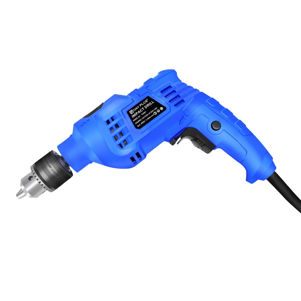 Hammer Drill 240V for Wood Metal Concrete,3000rpm Variable Speed, 2 in 1 Electric Drill Impact Drill with 360° Rotating Handle: 3 - 5 Days Free Delivery only UK. - Image 2