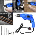 Hammer Drill 240V for Wood Metal Concrete,3000rpm Variable Speed, 2 in 1 Electric Drill Impact Drill with 360° Rotating Handle: 3 - 5 Days Free Delivery only UK.