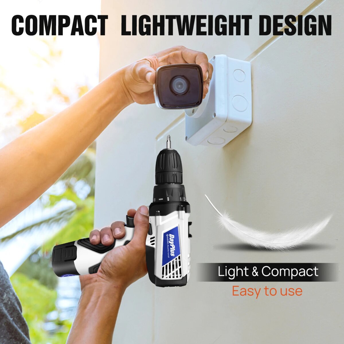 12V Cordless Drill Combo Cutter Electric Screwdriver Kit, 2 Variable Speed 18 + 1 Torque Setting, 23 Drill/Screwdriver Bits: 3 - 5 Days Free Delivery only UK - Image 3