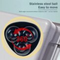 Self Adhesive Swivel Caster Wheels 360 Degree Free Rotation Small Wheels No Noise for Trash Can Bottom Kitchen Small Appliances: 3 - 5 Days Free Delivery only UK - Image 3
