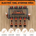 DayPlus 3-Tier Power Tool Storage, Heavy Duty Metal Tools Shelf Organizer Rack for 4 Drill Tools, Toolbox, Screwdrivers, Pliers: 3 - 5 Days Free Delivery only UK - Image 2