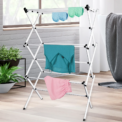 Folding Rack Drying Rack Clothes Rack Towel Hanging Rack Clothe Storage Shelf Floor-Standing Coat Shelf Clothes Hat Rack: 3  - 5 Days Free Delivery Only UK - Image 3