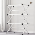 Folding Rack Drying Rack Clothes Rack Towel Hanging Rack Clothe Storage Shelf Floor-Standing Coat Shelf Clothes Hat Rack: 3  - 5 Days Free Delivery Only UK - Image 6