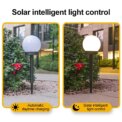Solar LED Lights Outdoor 3 Pack /6 Pack Solar Globe Powered Garden Light Warm Light for Yard Patio Walkway Landscape In-Ground: 3  - 5 Days Free Delivery Only UK - Image 4