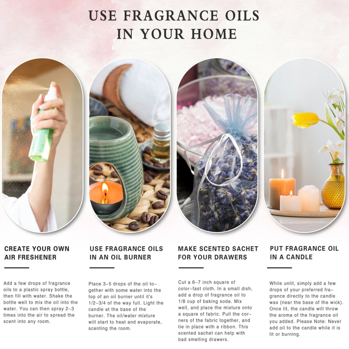 PHATOIL 100ml  White Musk Fragrance Essential Oil  Fresh Linen Honeysuckle Peach Orange Blossom for Aroma Candle Soap Making: 3  - 5 Days Free Delivery Only UK - Image 6