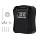 Wall Mounted Safe, 4 Combination Safe Outdoor Security Key Lock Box: 3  - 5 Days Free Delivery Only UK