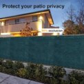 95% Privacy Screen Netting Anti-UV Privacy Screen for Outdoor Back Yard (Green): 3  - 5 Days Free Delivery Only UK - Image 4