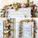 7Ft Artificial Pink Silk Rose 42 Heads Flowers Hanging Garland Vine Wreath Décor: 3  - 5 Days Free Delivery Only UK - Image 2