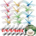 31CM Simulation Dragonfly Clip Bug Deterrent Realistic Dragonfly Hat Clip Bug Repellent Dragonfly Home Garden Decoration Supply: 3  - 5 Days Free Delivery Only UK