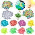 100Pcs Glow In The Dark Garden Pebbles Stones Rocks For Yard And Walkways Decor Fairy Garden DIY Decorative Luminous Stones: 3  - 5 Days Free Delivery Only UK - Image 3