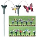 1-3Pcs Solar Garden Dancing Ornament Solar Powered Flying Wobble Butterfly Bird Garden Stake for Patio Landscape Outside Ornaments: 3  - 5 Days Free Delivery Only UK - Image 4