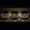 Metal LED Solar ndustrial Style Light Hollowed Out Lawn Garden Lights Décor: 3  - 5 Days Free Delivery Only UK - Image 5