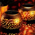 Metal LED Solar ndustrial Style Light Hollowed Out Lawn Garden Lights Décor: 3  - 5 Days Free Delivery Only UK - Image 4