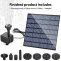 Solar Panel Powered Water Feature Pump Garden Pool Pond Aquarium Fountain Décor: 3  - 5 Days Free Delivery Only UK - Image 3