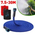 25FT-50 FT Blue Expandable Magic Hose Suitable for 3/4 " 1/2" Faucets High-Pressure Car Wash Water Gun Home Garden Watering Hose Gard: 3  - 5 Days Free Delivery Only UK