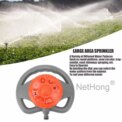 8 Function Garden Lawn Grass Water Sprinkler Hose Irrigation Watering Spray 360°: 3  - 5 Days Free Delivery Only UK - Image 4