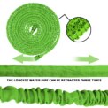 EMDTOOL EXPANDABLE MAGIC GARDEN HOSE, HIGH-PRESSURE CAR WASH WITH 7 SPRAY MODES, WATER GUN, HOME WATERING HOSE PIPE, 75FT-100FT: 3  - 5 Days Free Delivery Only UK - Image 3
