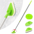 Telescopic Mop Floor Tiles Wall Clean Mop Handle Home Windows Kitchen Mop Sweeper Broom Clean Tools: 3  - 5 Days Free Delivery Only UK