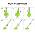 Telescopic Mop Floor Tiles Wall Clean Mop Handle Home Windows Kitchen Mop Sweeper Broom Clean Tools: 3  - 5 Days Free Delivery Only UK - Image 4