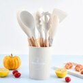 12Pcs Kitchen Utensil Set Silicone Spatula Set Spatula Spoon Brush Whisk Cooking Tools Kit Non-Stick Spatula Set for Kitchen: 3  - 5 Days Free Delivery Only UK